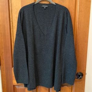 Ann Taylor Grey Cashmere Sweater
